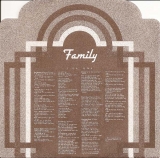 Family - Bandstand (+4), LP Inner Sleeve
